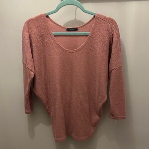 BKE Women's V-Neck Sweater in Rose